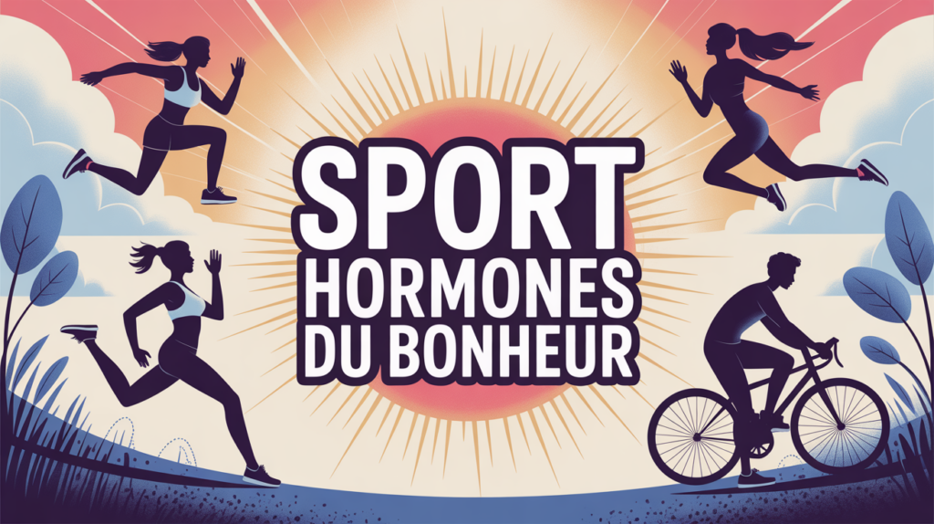 fresque silhouettes sport hormone du bonheur
