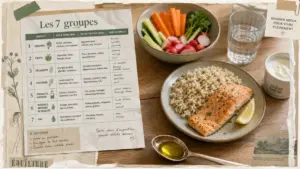 Les 7 groupes d aliments tableau, exemples de repas équilibrés