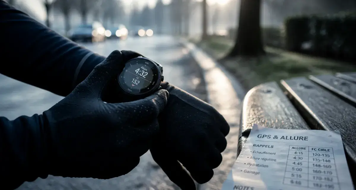 Comparatif montre running : montre GPS sur trottoir