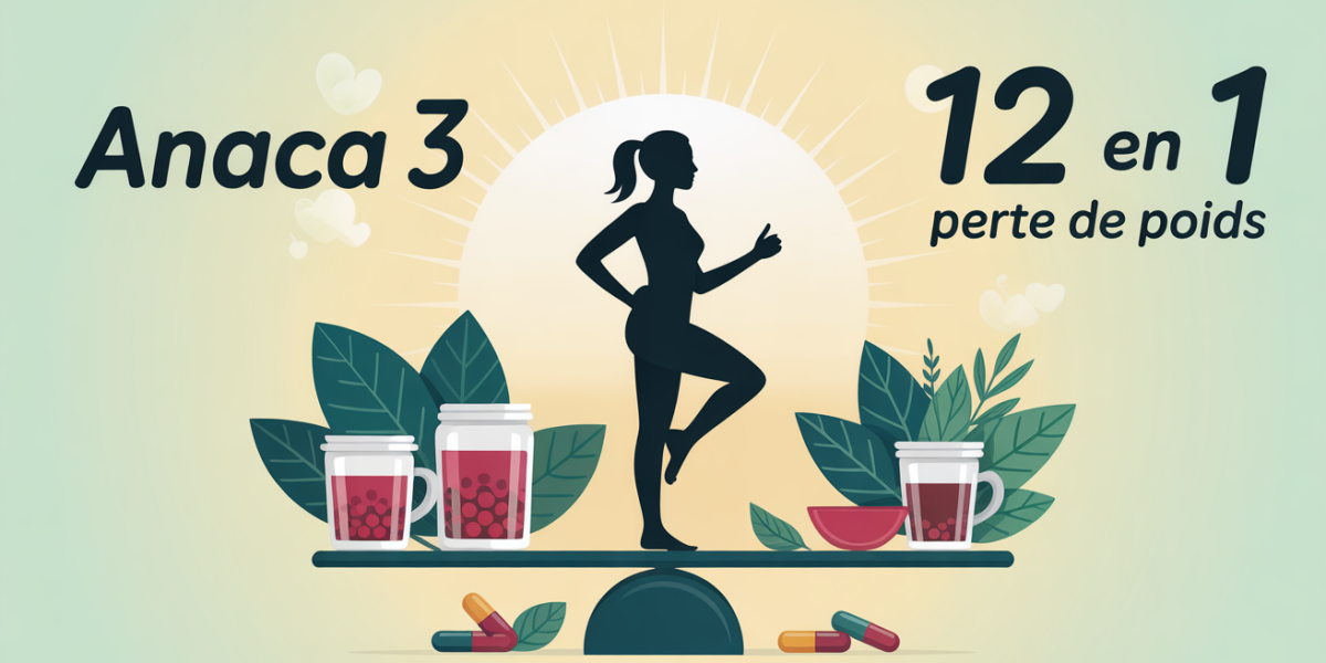 Visuel anaca 3 12 en 1 perte de poids gélules et infusions