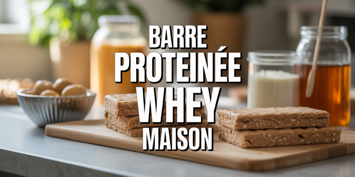 barres proteinees whey maison empilees avec ingredients