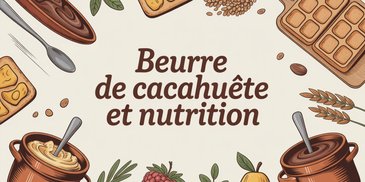 pots beurre de cacahuete, tartines, accessoires sportifs