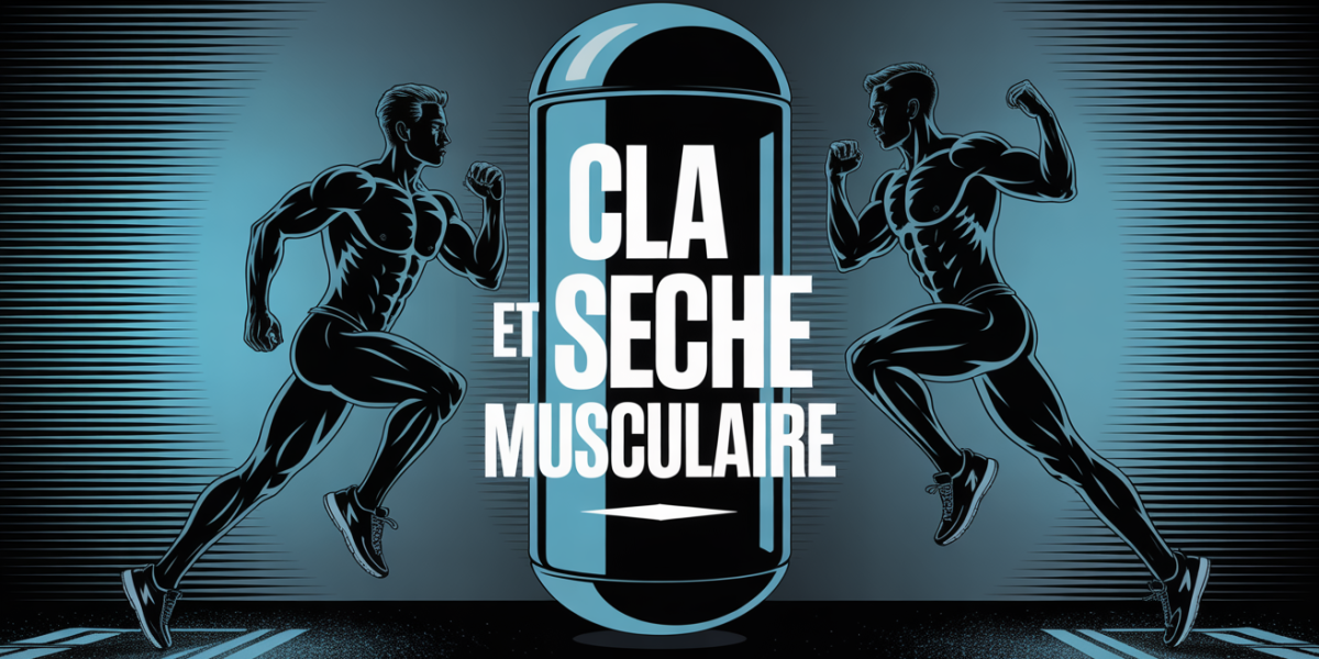 Image CLA sèche musculaire, sportifs et capsule