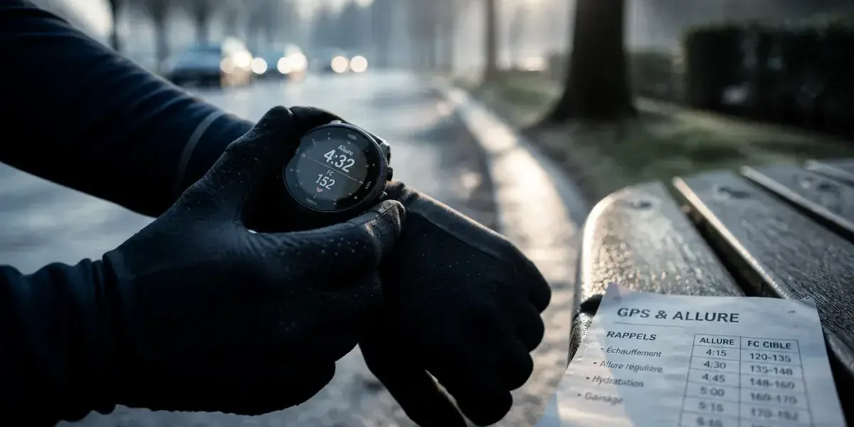 Comparatif montre running : montre GPS sur trottoir