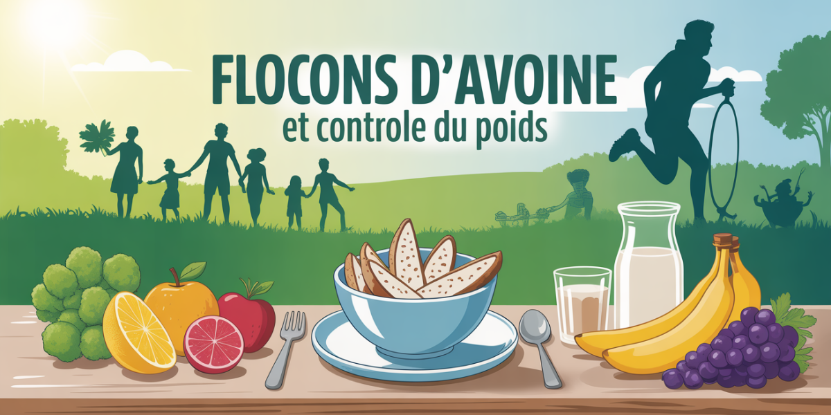 flocons avoine controle poids petit dejeuner