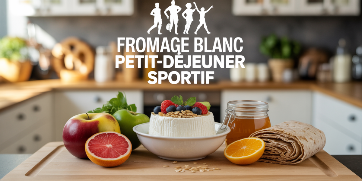 fromage blanc sportif petit dejeuner famille