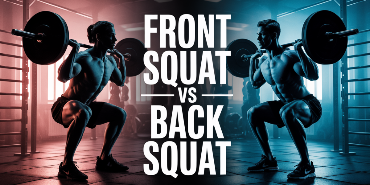 Front squat vs back squat : comparatif musculation gym