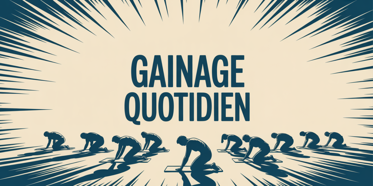 silhouettes effectuant gainage quotidien sur tapis