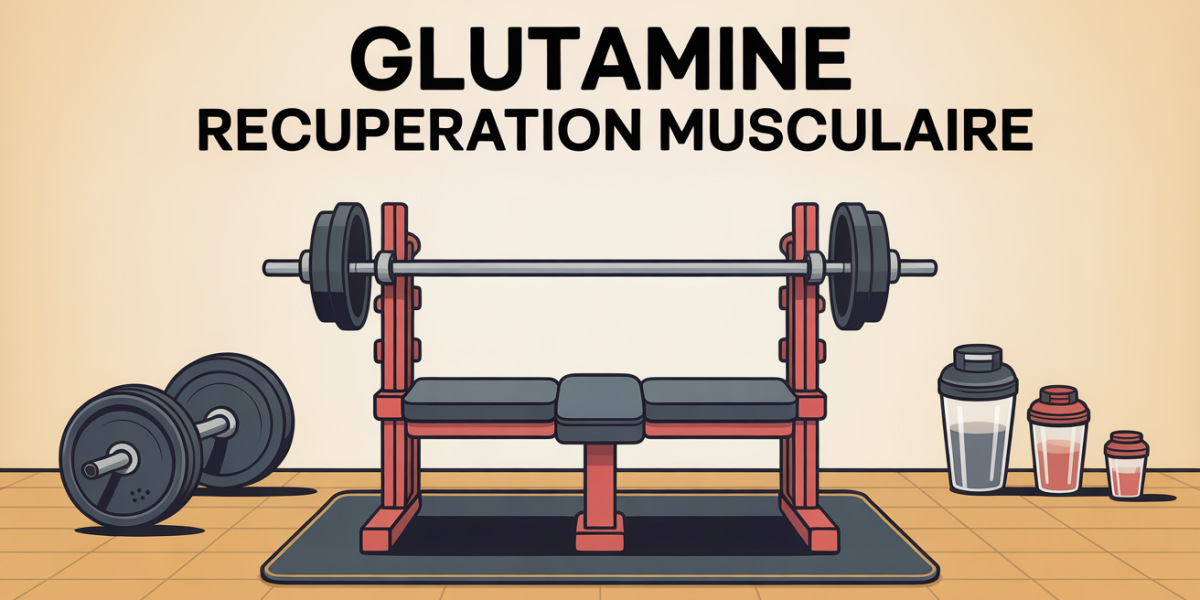 glutamine récupération musculaire illustration salle de sport