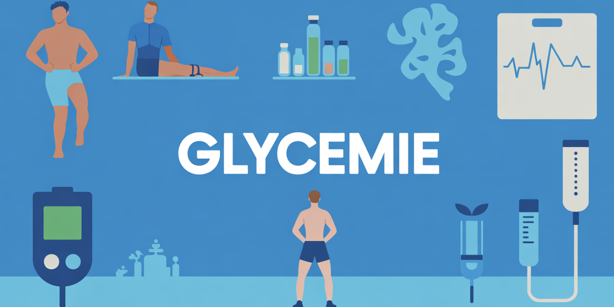 illustration glycemie athlete tableau glucometre