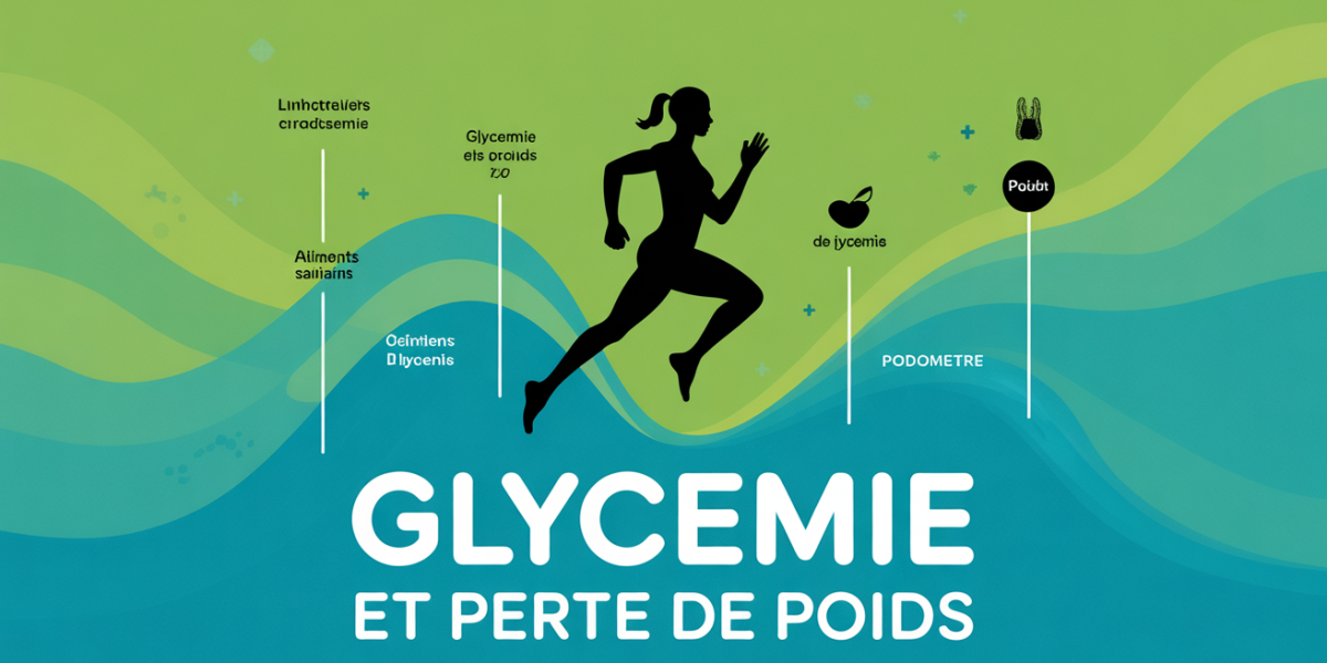 Vue silhouette dynamique glycemie perte de poids aliments sains