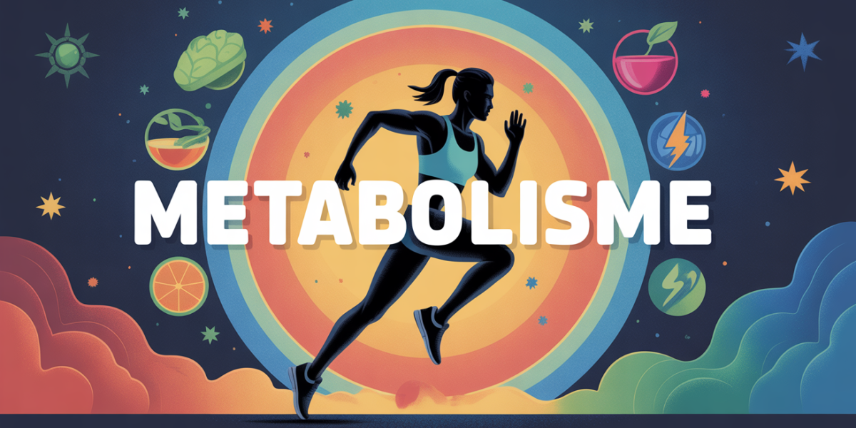Image stylisee silhouette metabolisme energie nutrition