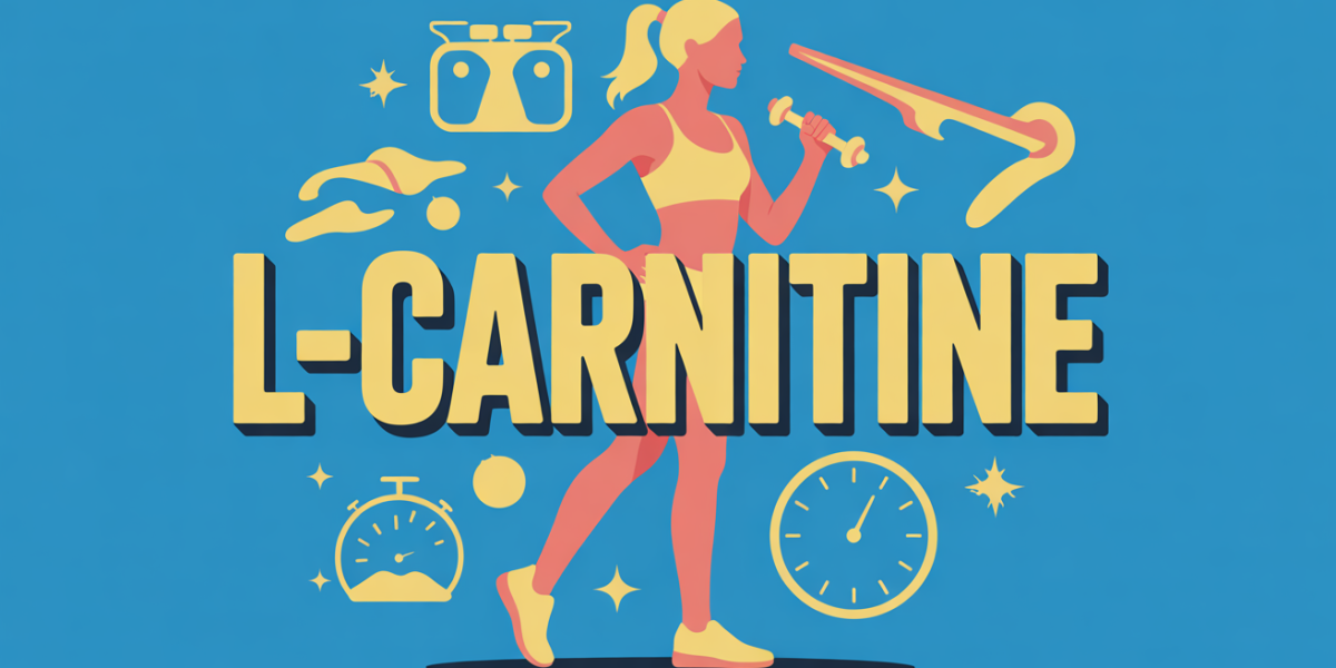 Illustration L-carnitine silhouette sportive performance
