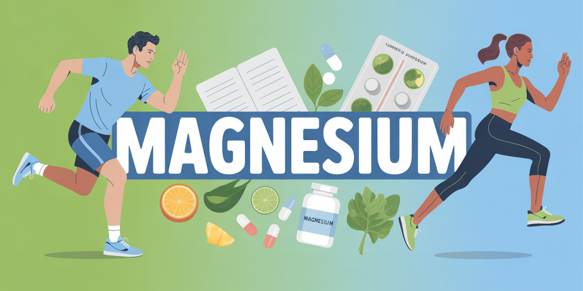 illustration magnesium sportif aliments sante