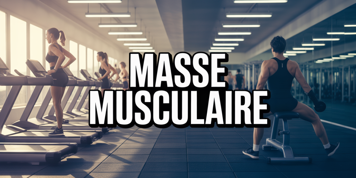 Salle de sport vue stylisee masse musculaire motivation