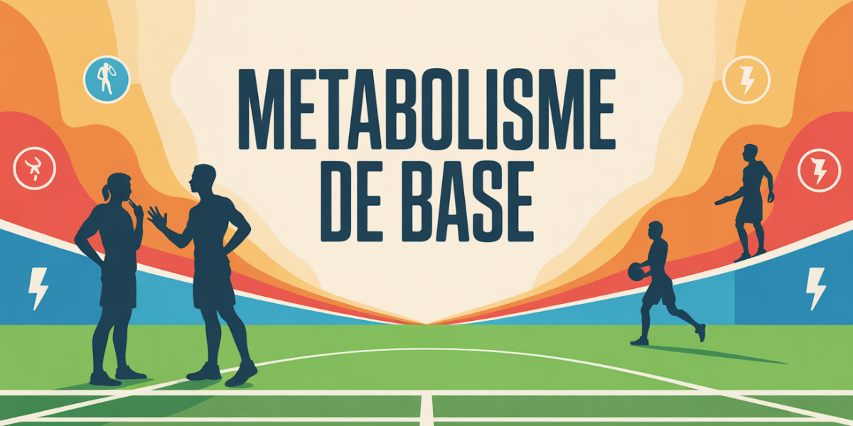 Vue terrain sport metabolisme de base