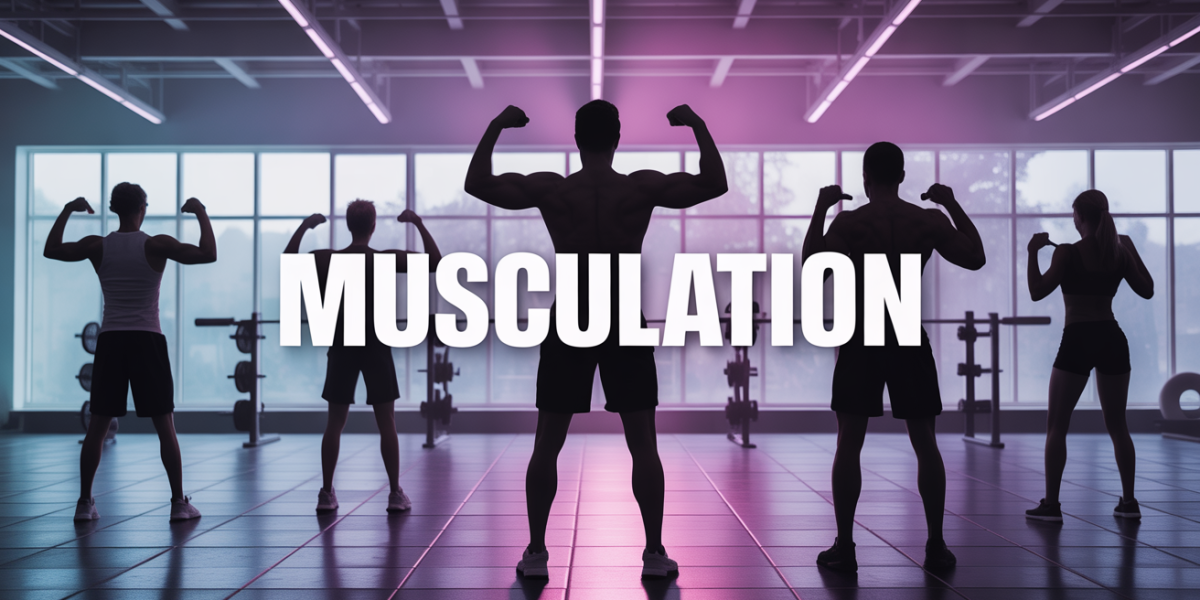 Hommes et femmes de plus de 40 ans faisant de la musculation moderne