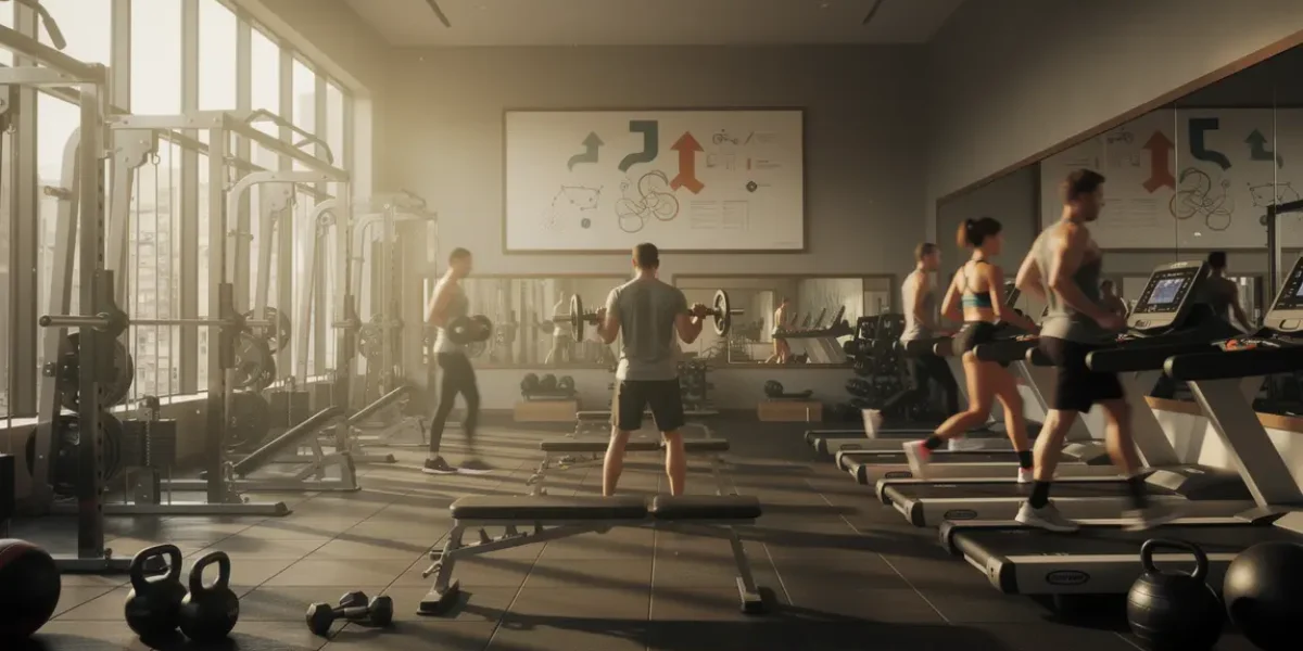 Sportifs salle de musculation et metabolisme