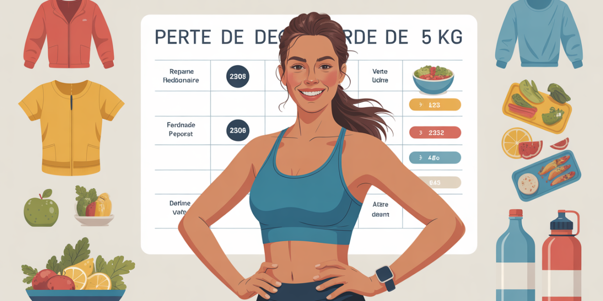 Femme active plan repas pour perdre 5 kg