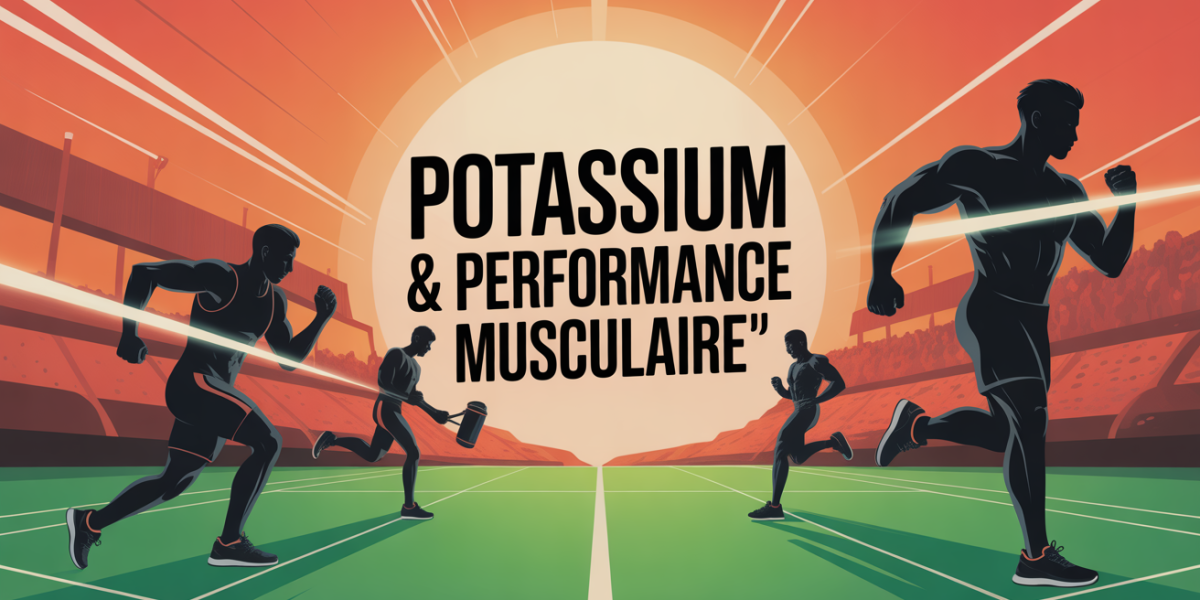 illustration sportifs potassium muscles energie