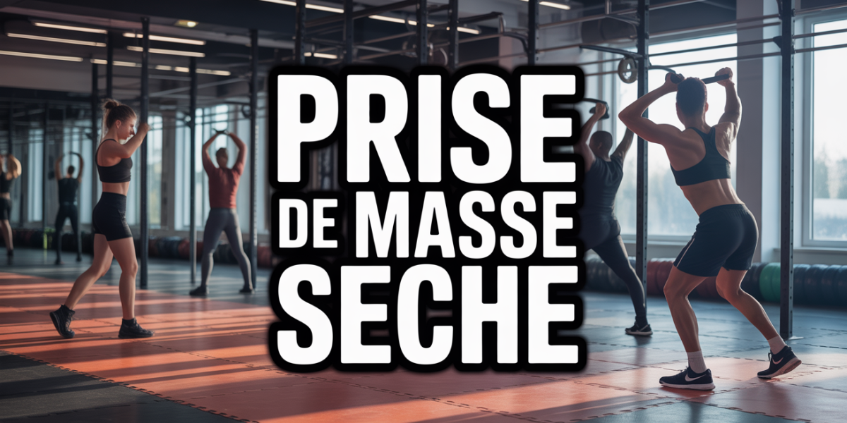 Salle musculation prise de masse sèche silhouettes entraînement