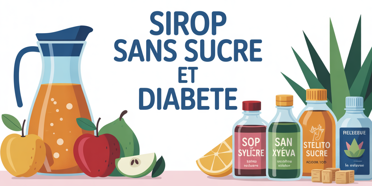 illustration sirop sans sucre stévia xylitol agave carafe boisson fruits