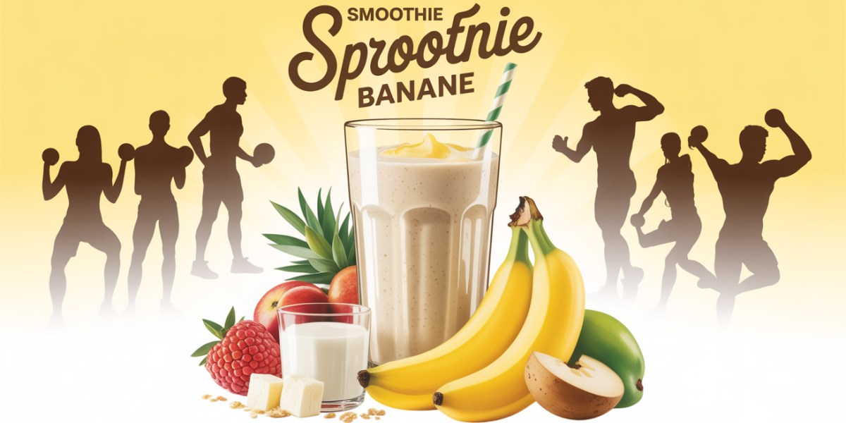 smoothie proteine banane recovery sportif ingredients