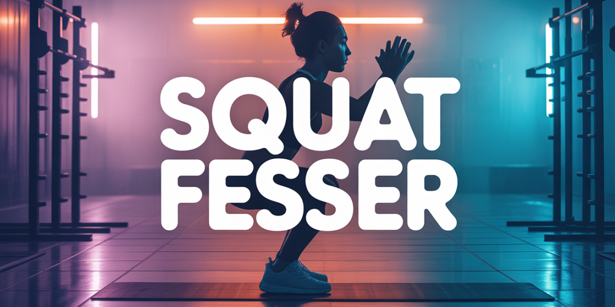 silhouette squat fessier salle de sport dynamique