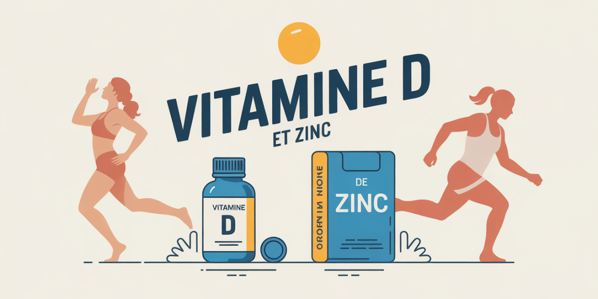 Vitamine D Zinc duo, supplément immunité sportif