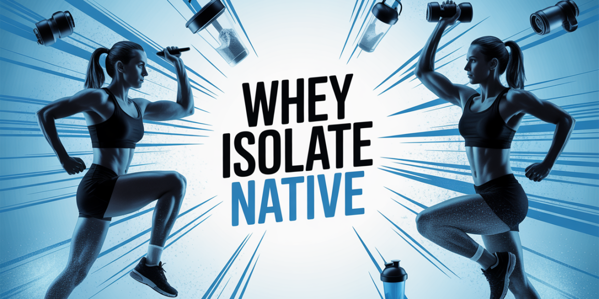 Whey isolate native pour sportifs energie et purete